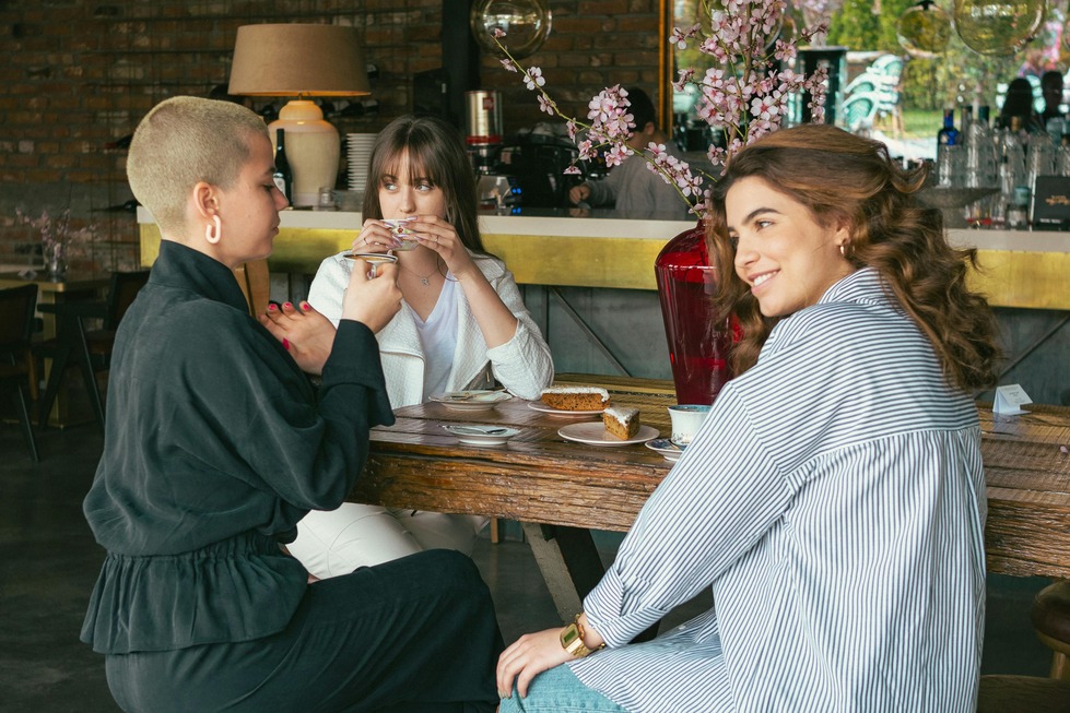 The Indigo Coffee roasting team in their Hauppauge roastery.